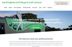Sandringham Golf Academy: E-Commerce, Search Engine Optimisation (SEO), Adwords, Site Redevelopment (Responsive)
