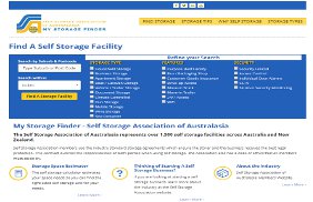 SSAA Storage Finder Web Site: Responsive Web Site Development, Secure User Access, Web Apps, SSL, Proximity Search