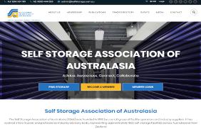 Self Storage Association of Australasia: Responsive Web Site, SEO, Web Apps (Membership), SSL