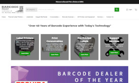 Screenshot of The Barcode Print Shop web site